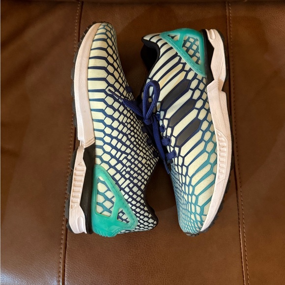 Adidas Zx Flux Xeno Mint (Glow In The dark) size 6 - Picture 6 of 11